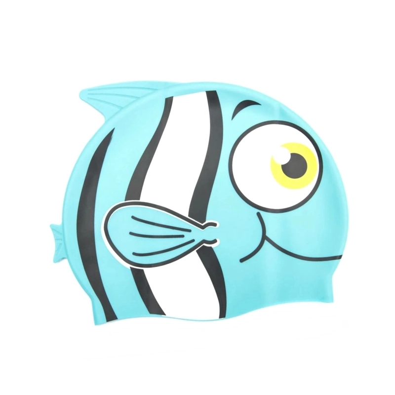 GORRO DE NATACION PARA NIÑOS - CELESTE - 2