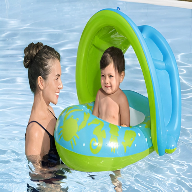 FLOTADOR ASIENTO PARA BEBE - BESTWAY COLOR VERDE - 3
