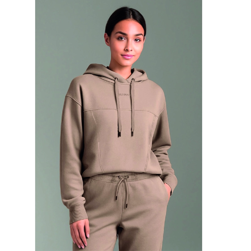 ULTIMATE HOODIE REGULAR MUJER MOCHA - 1