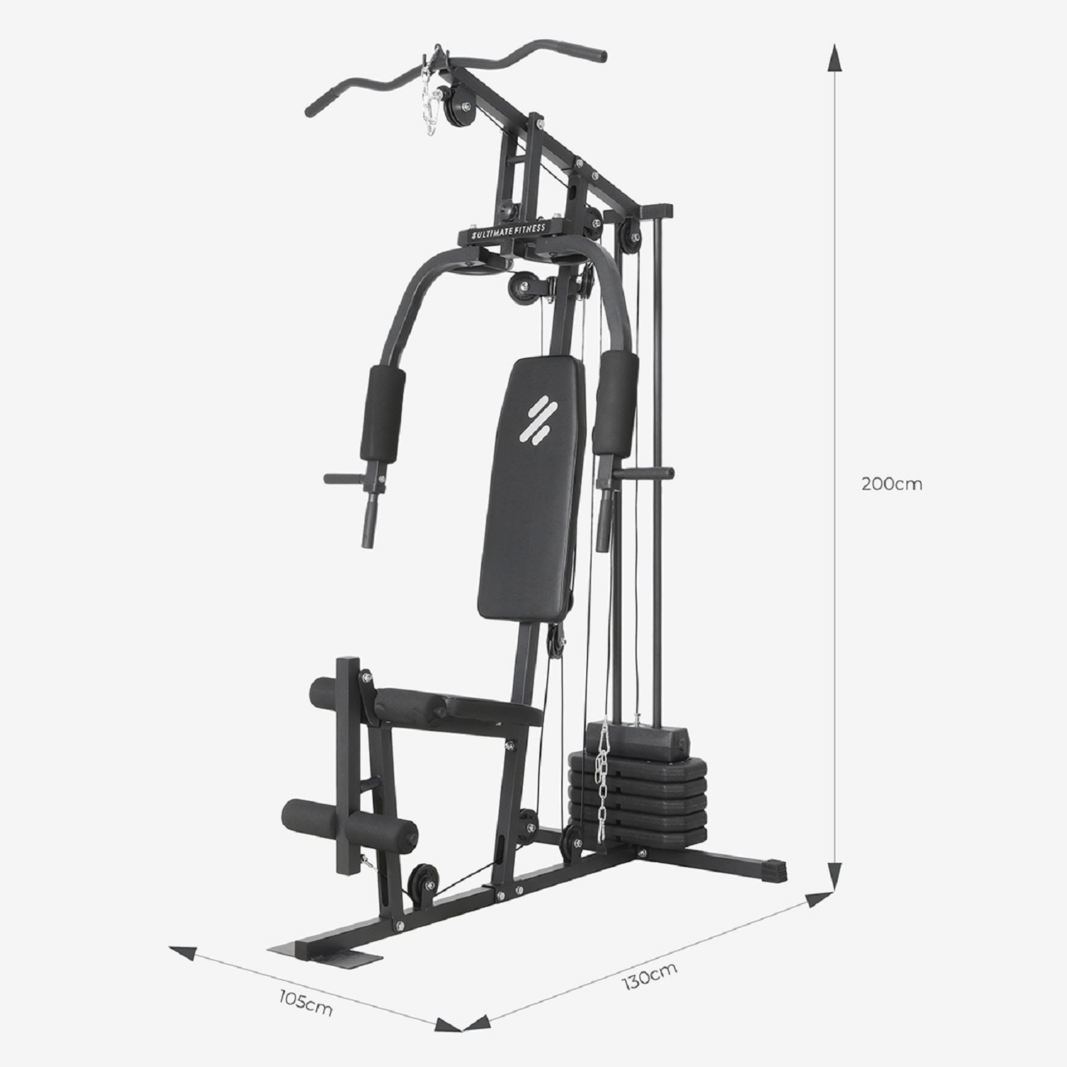 HOME GYM P300 PRO 30 KG - 10