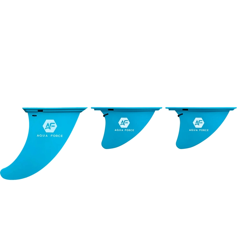 PACK QUILLAS ALETAS PADDLE SURF - 3 UNIDADES TURQUESA - 1