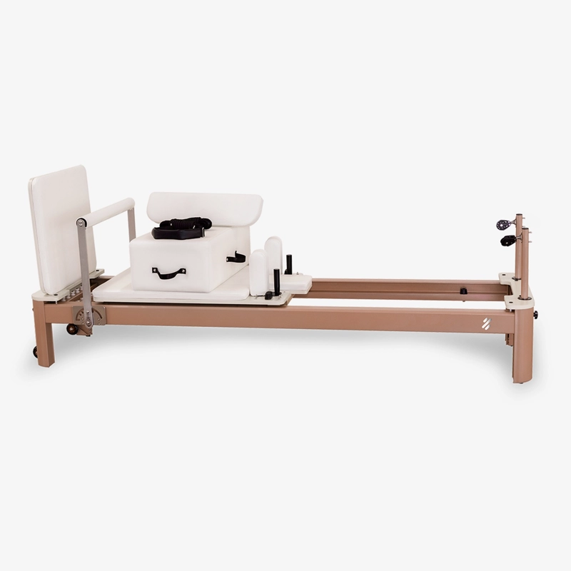 PILATES REFORMER ALUMINIO R700 ELITE - ROSADO - 1