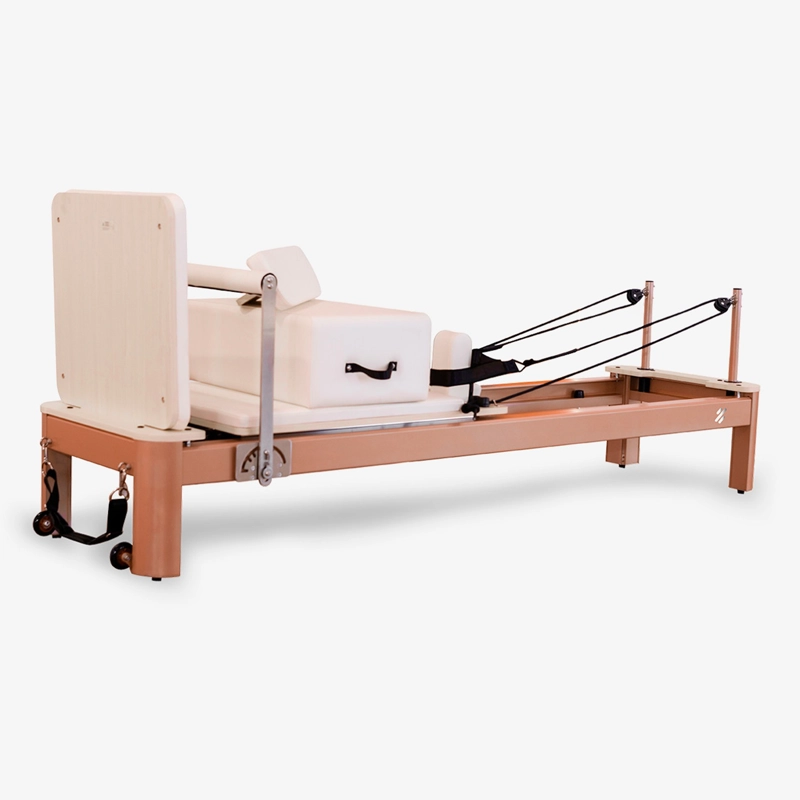 PILATES REFORMER ALUMINIO R700 ELITE - ROSADO - 4