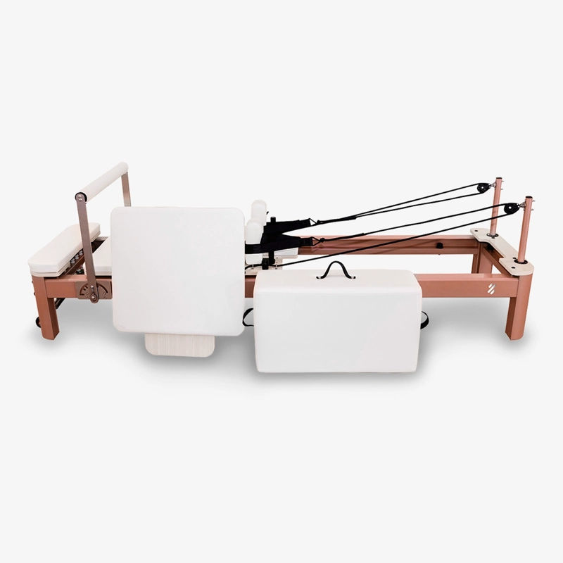PILATES REFORMER ALUMINIO R700 ELITE - ROSADO - 6