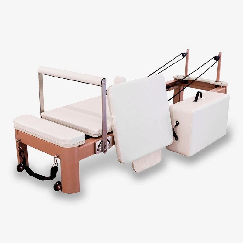 PILATES REFORMER ALUMINIO R700 ELITE - ROSADO - 7