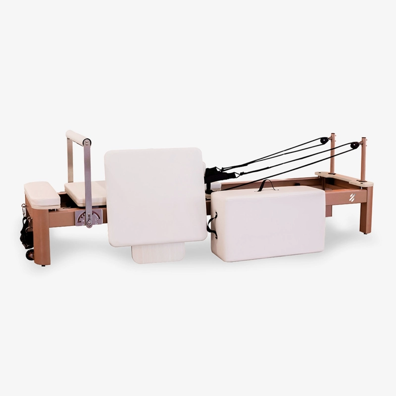 PILATES REFORMER ALUMINIO R700 ELITE - ROSADO - 8