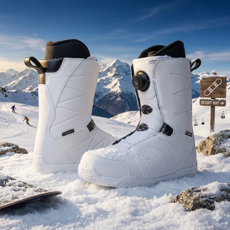 BOTAS DE SNOWBOARD KNOB SERIES WHITE - 2