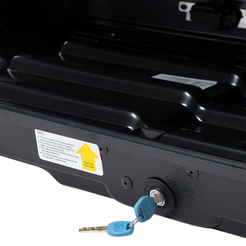 PORTAEQUIPAJE CARBON 250L ANCLAJE RAPIDO - 8