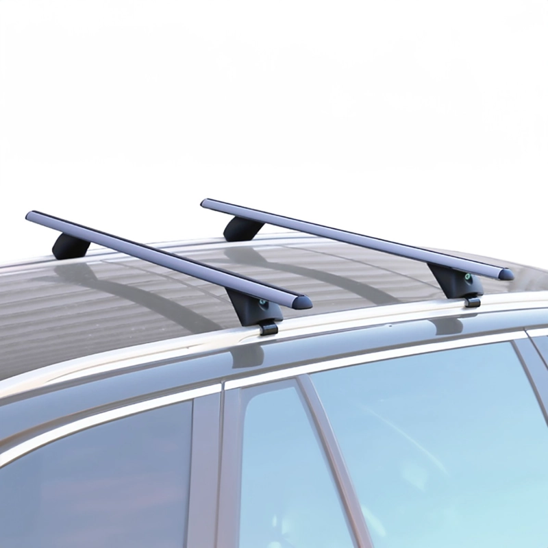BARRAS DE TECHO TRANSVERSALES AJUSTABLES 130CM 90KG RAILING INTEGRADO - 2