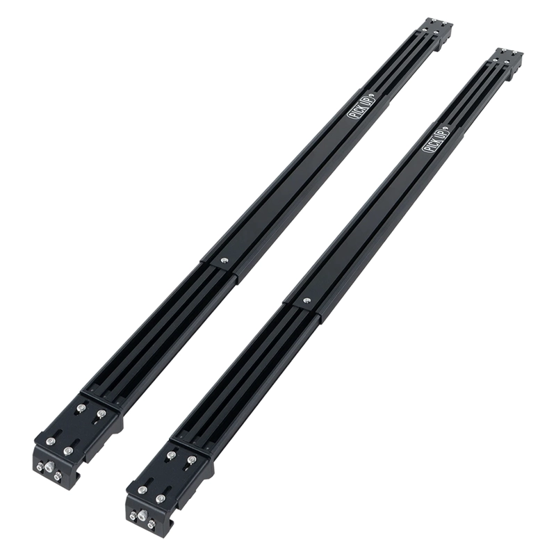 BARRAS DE TECHO TRANSVERSALES PREMIUM BLACK AJUSTABLES 160CM 100KG RAILING ELEVADO - 1