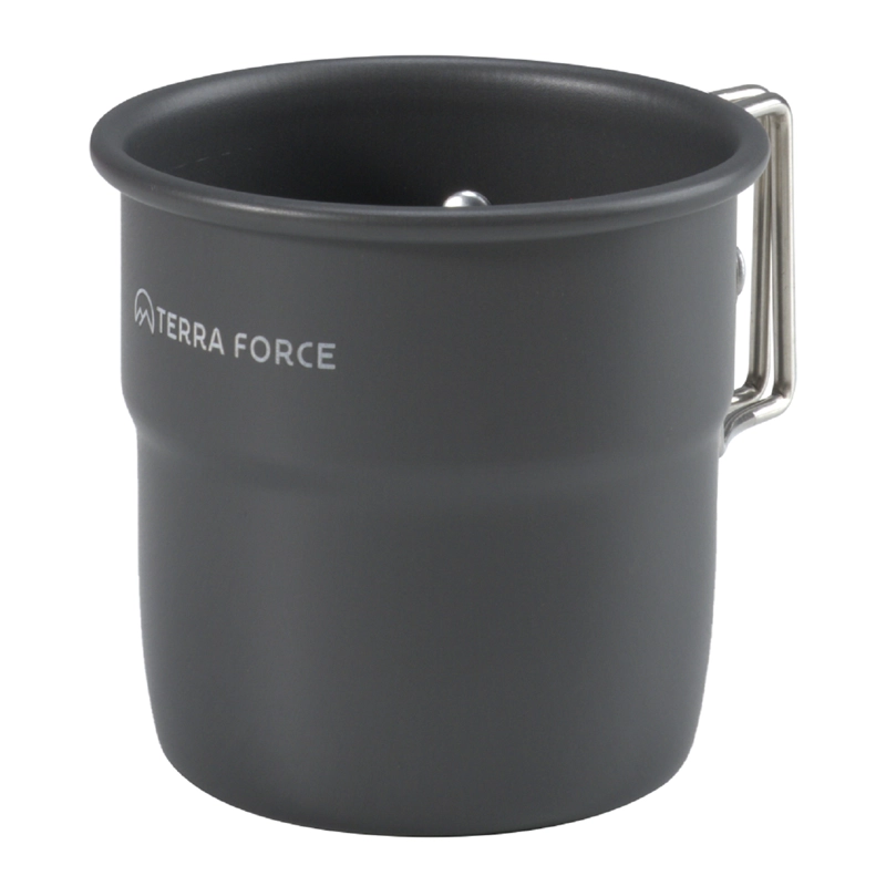 TAZA ALUMINIO CAMPING 300 ML GRIS - 1