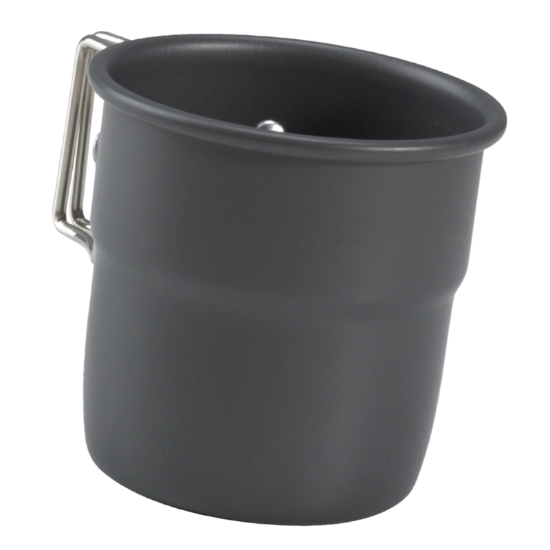 TAZA ALUMINIO CAMPING 300 ML GRIS - 2
