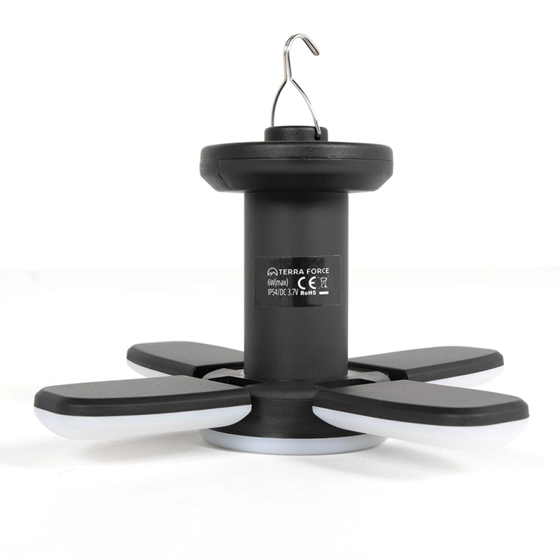 LINTERNA COLGANTE CAMPING RECARGABLE PLEGABLE 8H - 8