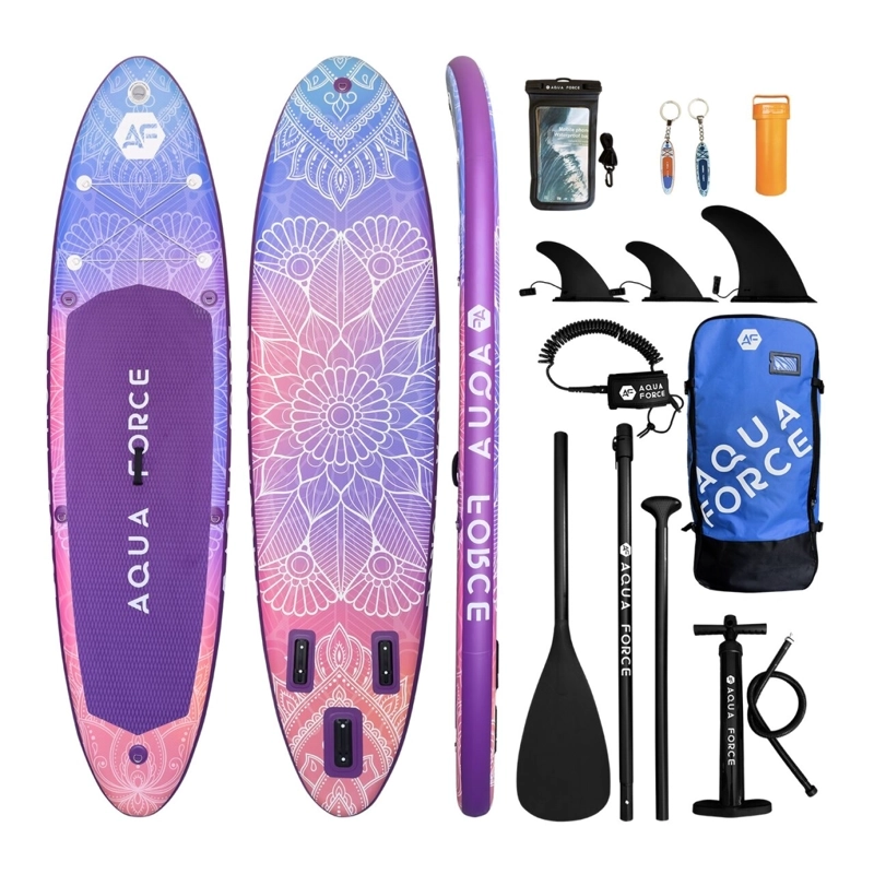 TABLA STAND UP PADDLE AQUA FORCE PVC BOARD 11'0'' AURA - 6