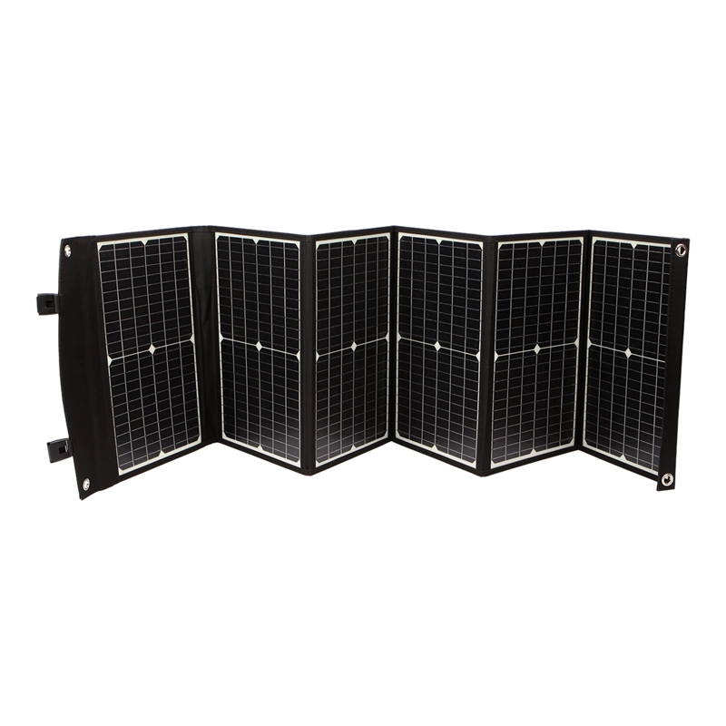 PANEL SOLAR PORTATIL PLEGABLE CAMPING 100W - 1