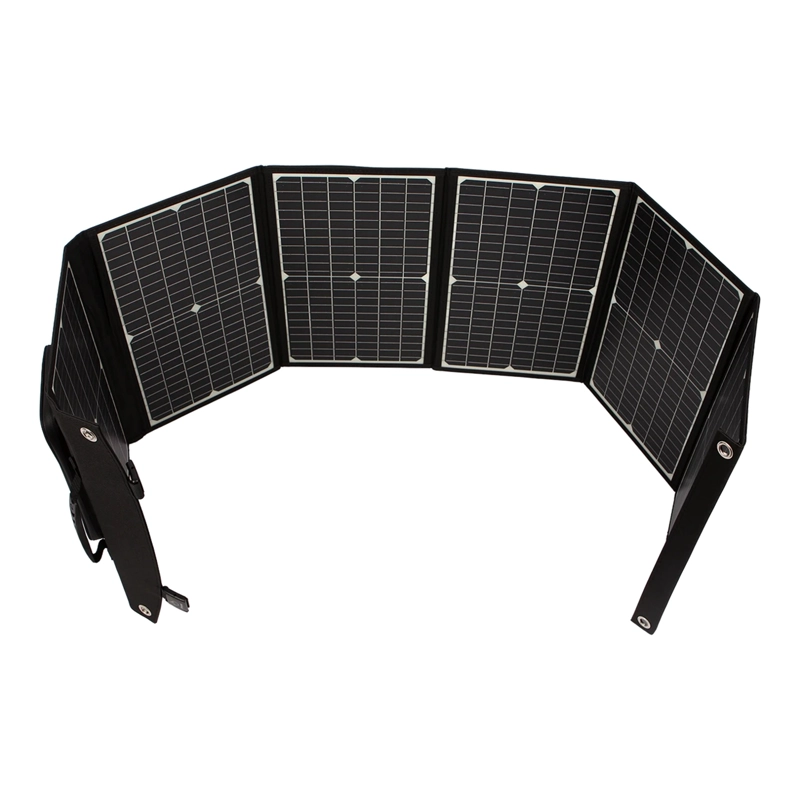 PANEL SOLAR PORTATIL PLEGABLE CAMPING 100W - 6