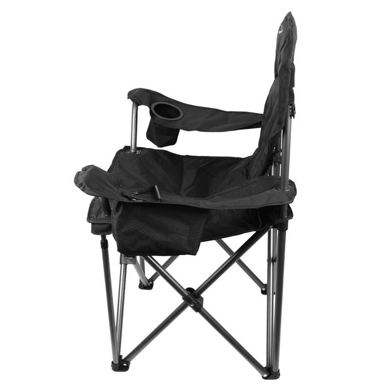 SILLA DE CAMPING PLEGABLE ACOLCHADA CON COOLER PREMIUM - 3