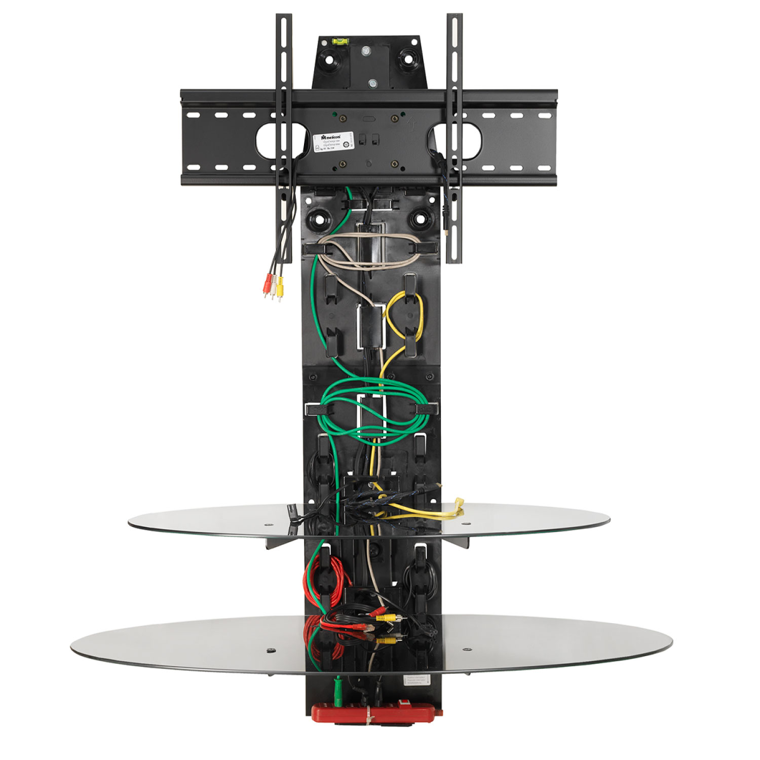 RACK TV MELICONI GHOST DESIGN 2000 METAL CARBON ITALIANO FIBRE - 2