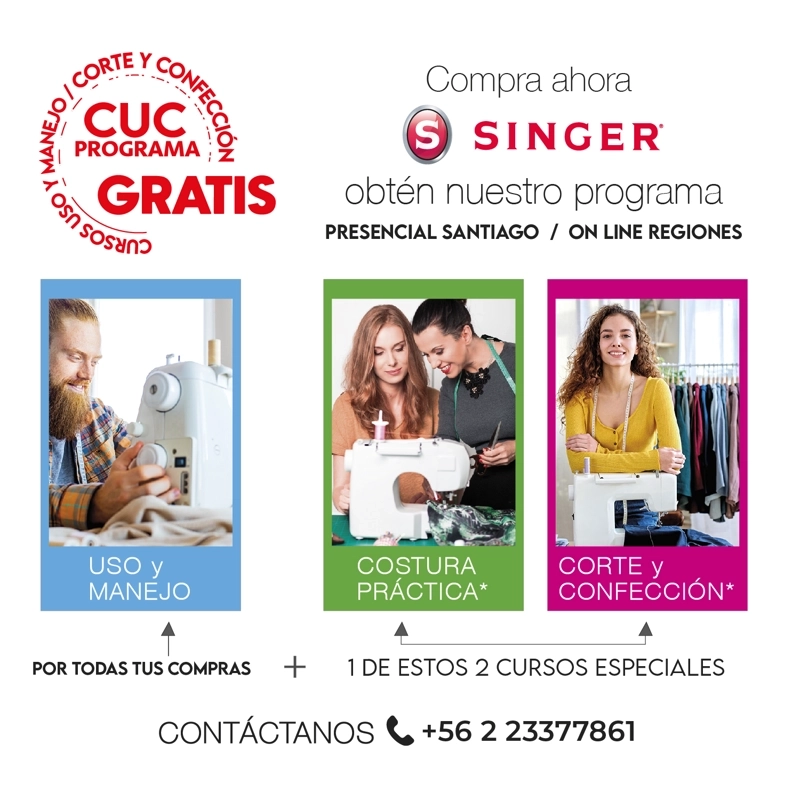 MAQUINA DE COSER OVERLOCK SINGER S0105 - 6