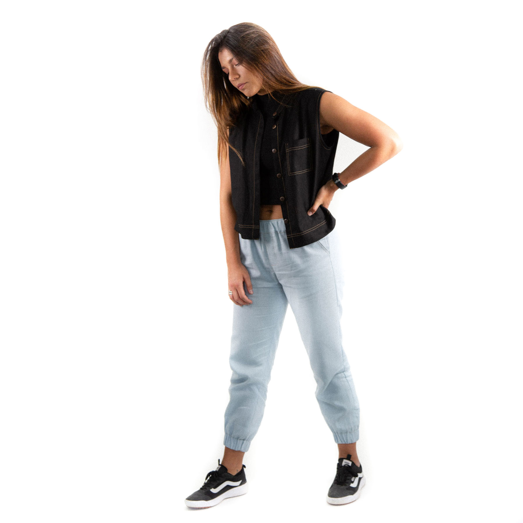 Ripley - PANTALÓN JOPA CELESTE A MEZZ