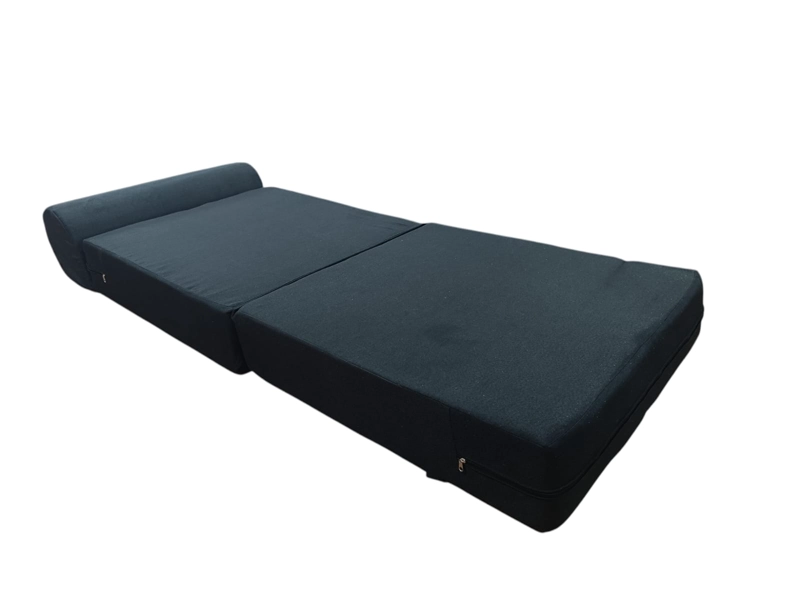 SOFA CAMA ESPUMA GREY  NEGRO 190X150X18 2 PLAZAS - 3