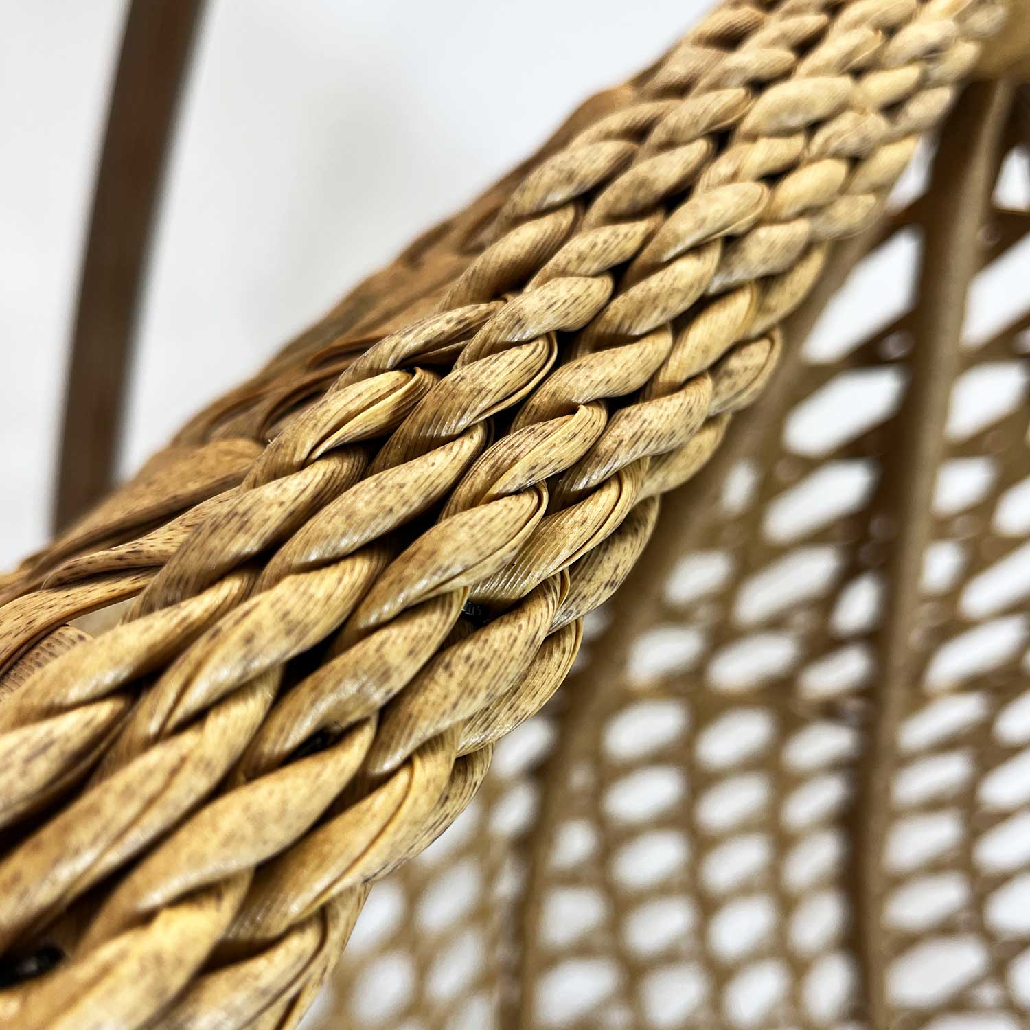 Silla Colgante Hawái L Caramelo Cojín Marfil - 7
