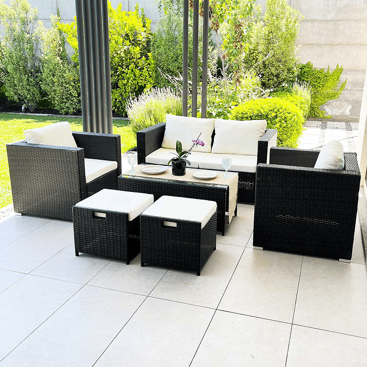 JUEGO TERRAZA ELBARCO.CL BRIS21CH BRISBANE CHOCOLATE 6 PERSONAS - 1
