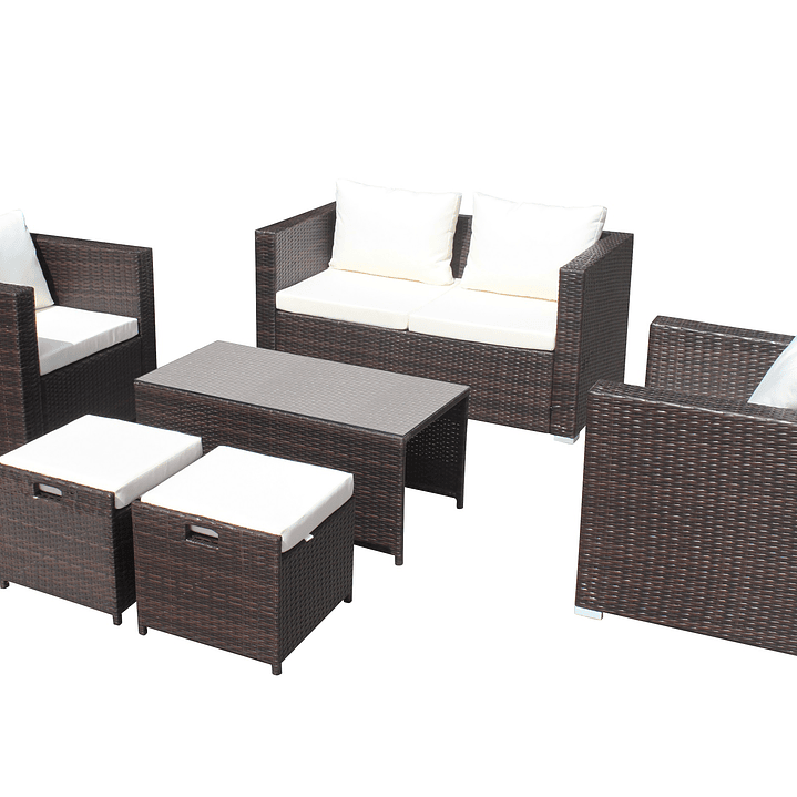JUEGO TERRAZA ELBARCO.CL BRIS21CH BRISBANE CHOCOLATE 6 PERSONAS - 13