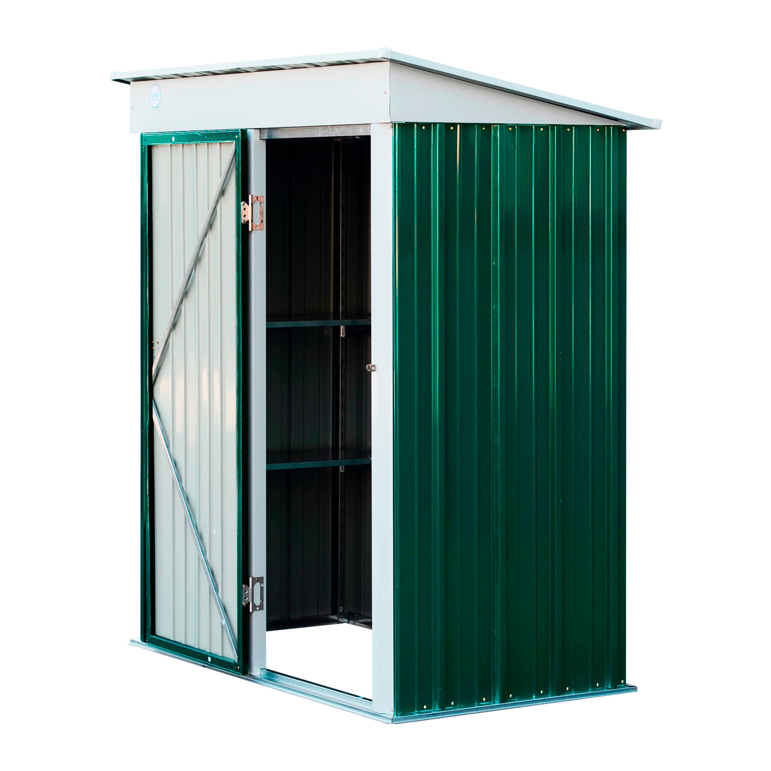BODEGA ELBARCO.CL SH2003 JARDÍN 162 X 92 X 180 BO X SHED COLOR VERDE - 3