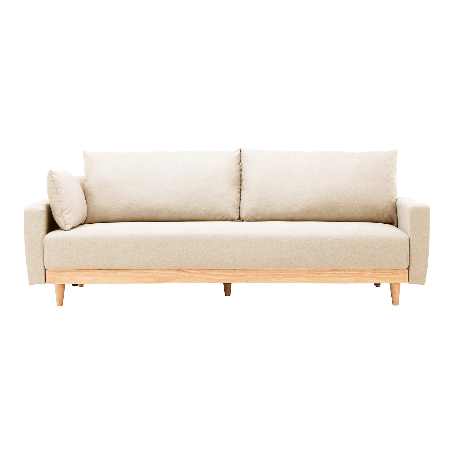 Sofá Cama Florida Marfil 3 Cuerpos - 1