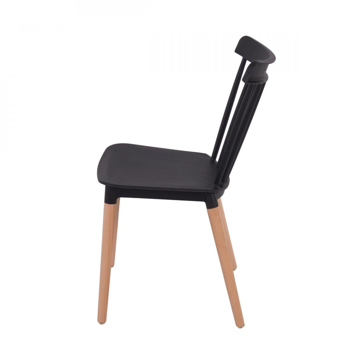SILLA WINDSOR NEGRA PACK 4 SILLAS - 3