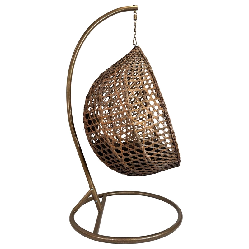 Silla Colgante Hawái L Chocolate Cojín Café - 3