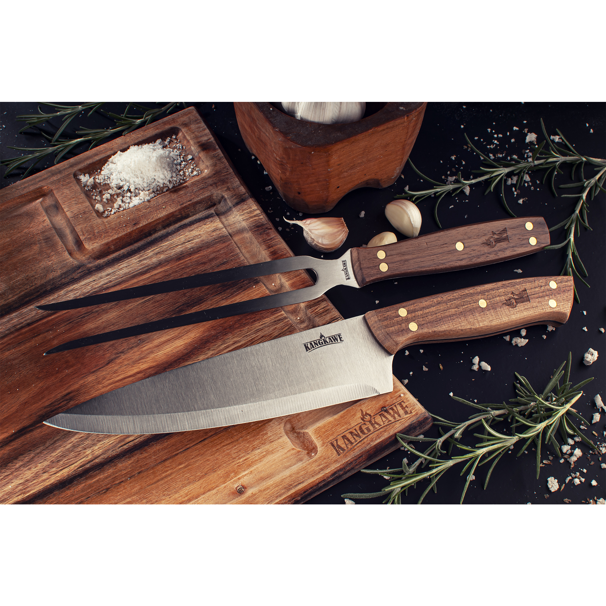 SET PARRILLERO TENEDOR Y CUCHILLO - 6