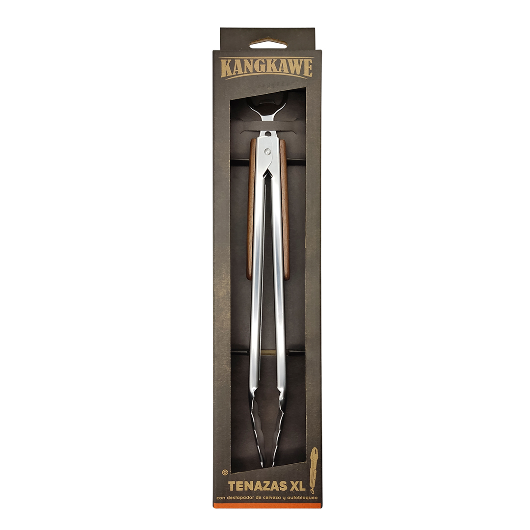TENAZA XL PARRILLERA CON DESTAPADOR - 7