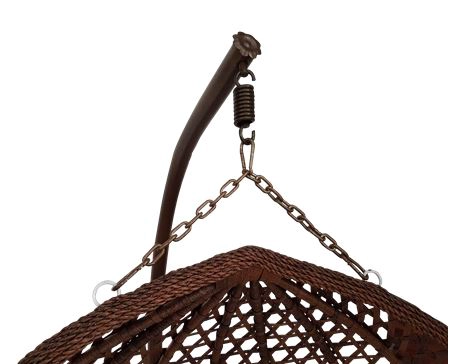 Silla Colgante Hawái XL Chocolate Cojín Marfil - 3