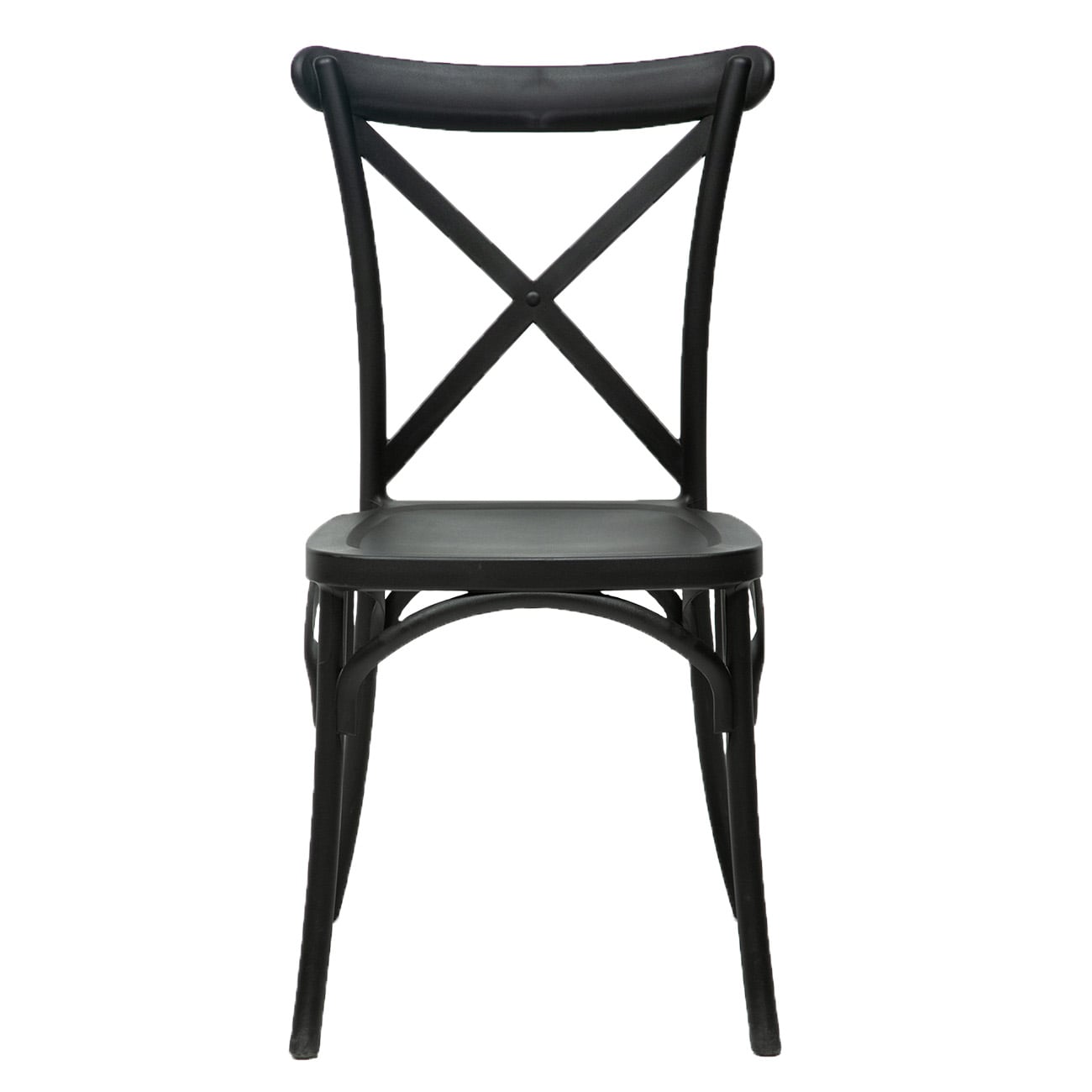 Silla Crossback Retro Negra - 2
