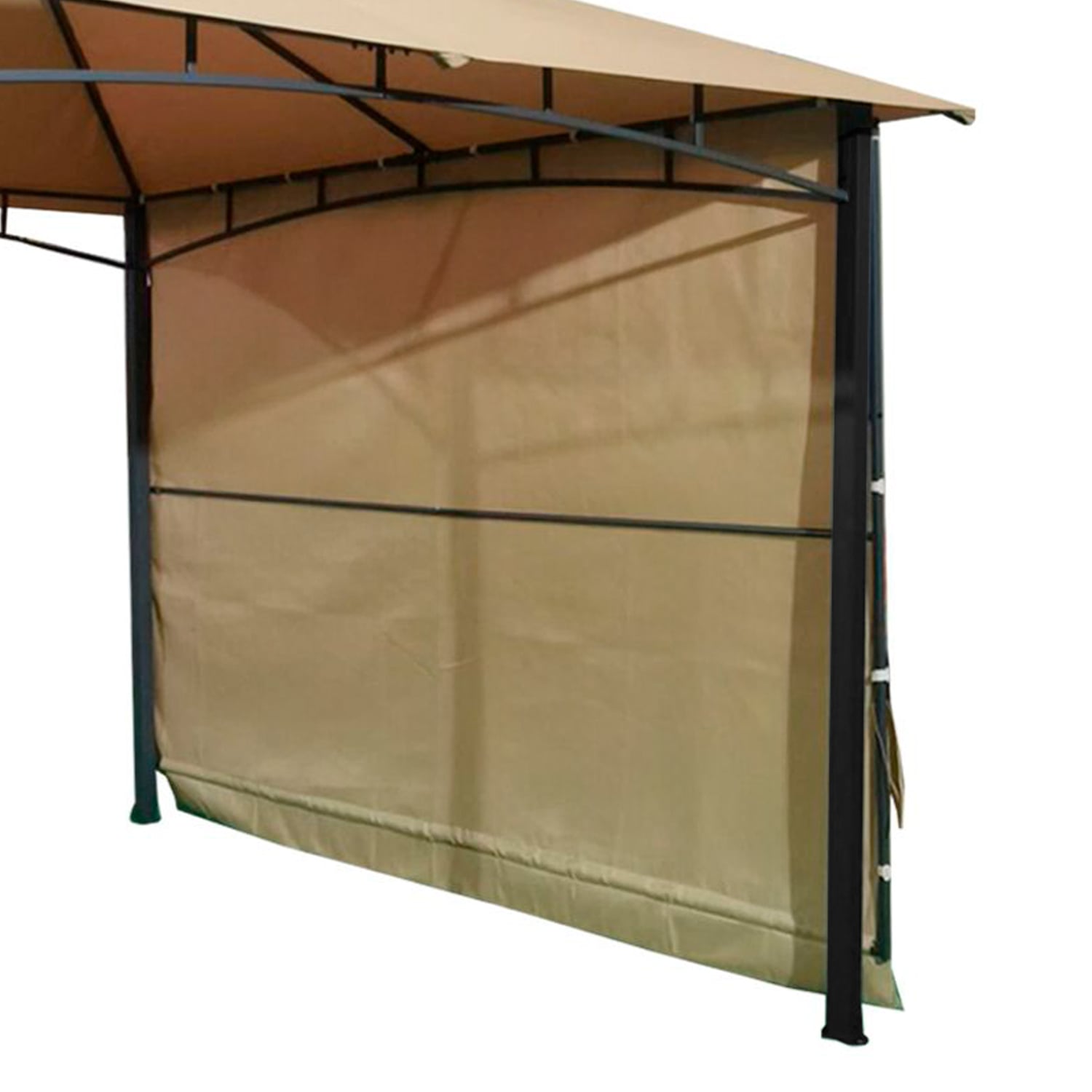 PE RGOLA CON LATERAL 3X3MT COLOR CAFE - 2