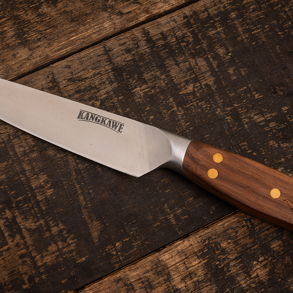 CUCHILLO 5' PELLAIFA CON FUNDA DE CUERO CAFÉ - 4
