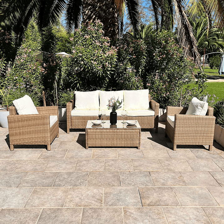 JUEGO LIVING TERRAZA ALICIA 5 PERSONAS - 1