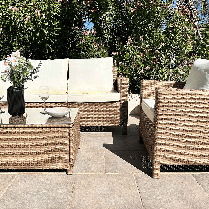 JUEGO LIVING TERRAZA ALICIA 5 PERSONAS - 2