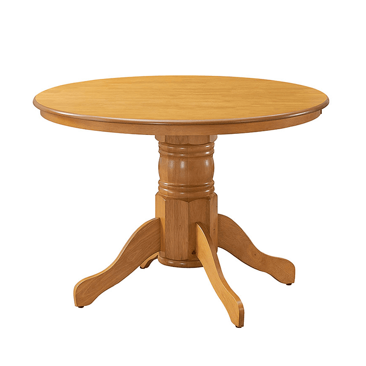 JUEGO DE COMEDOR BRISTOL CARAMELO 106 CM 4 SILLAS MARFIL - 3