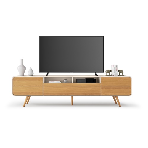 RACK TV MARSELLA 85' 220X57X40 CM - 6
