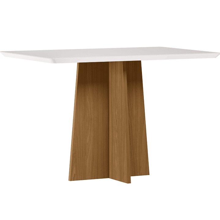 JUEGO DE COMEDOR ANNECY 120X80 CM VIDRIO 4 SILLAS BEIGE - 3