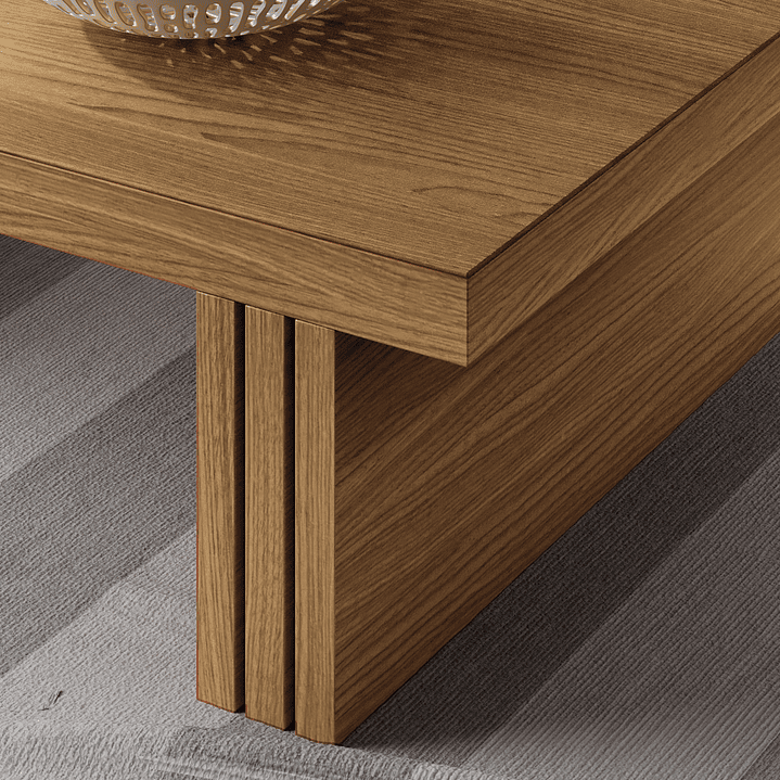 MESA DE CENTRO PRAGA FREIJO-PRETTO 107X60X33 CM - 3