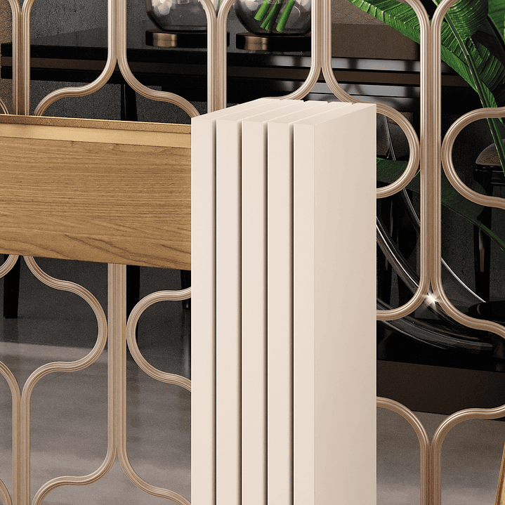 ARRIMO TRENTO FREIJO-OFF WHITE 129X80X30 CM - 3