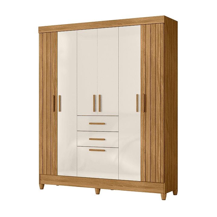 CLOSET SAN TELMO 6 PUERTAS 2 CAJONES 1 ZAPATERA 2,04X1.65X0.47 - 2