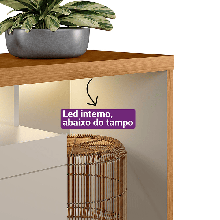 RACK ESTORIL TV 75' 2.2 CON LUZ LED - 5