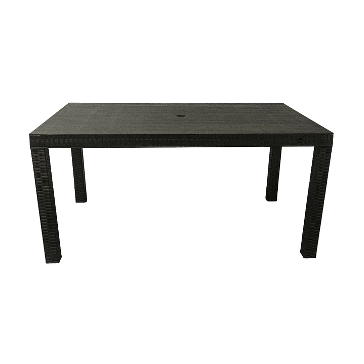 JUEGO DE COMEDOR TERRAZA MACAO CHOCOLATE 155X90 CM 6 SILLAS - 4