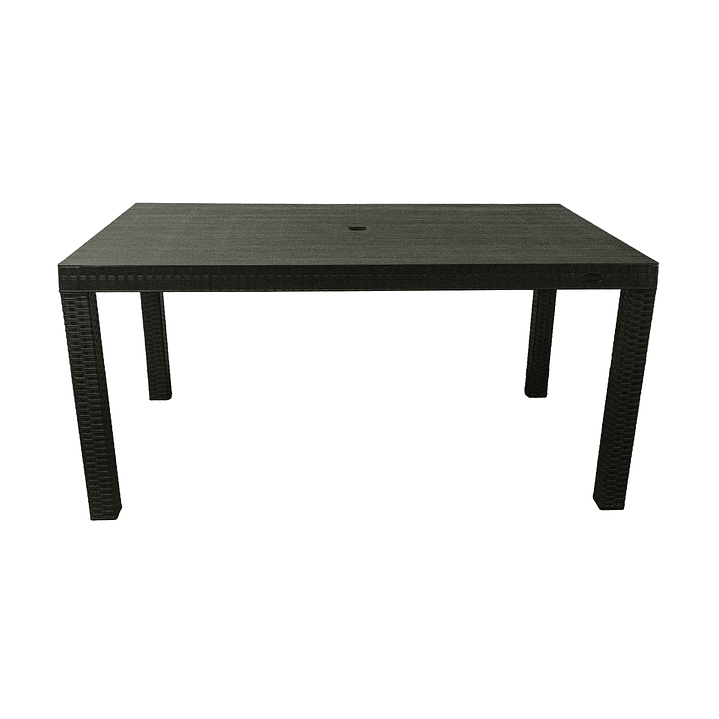 JUEGO DE COMEDOR TERRAZA MACAO CHOCOLATE 155X90 CM 6 SILLAS - 4