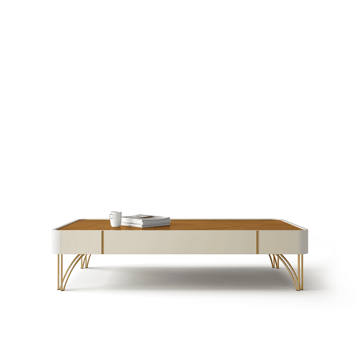 MESA DE CENTRO DONCELLA OFF WHITE CINAMOMO - 2